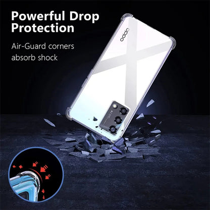 Hülle für Oppo Reno10 / Reno10 Pro, Techsuit, stoßfest klar, transparent