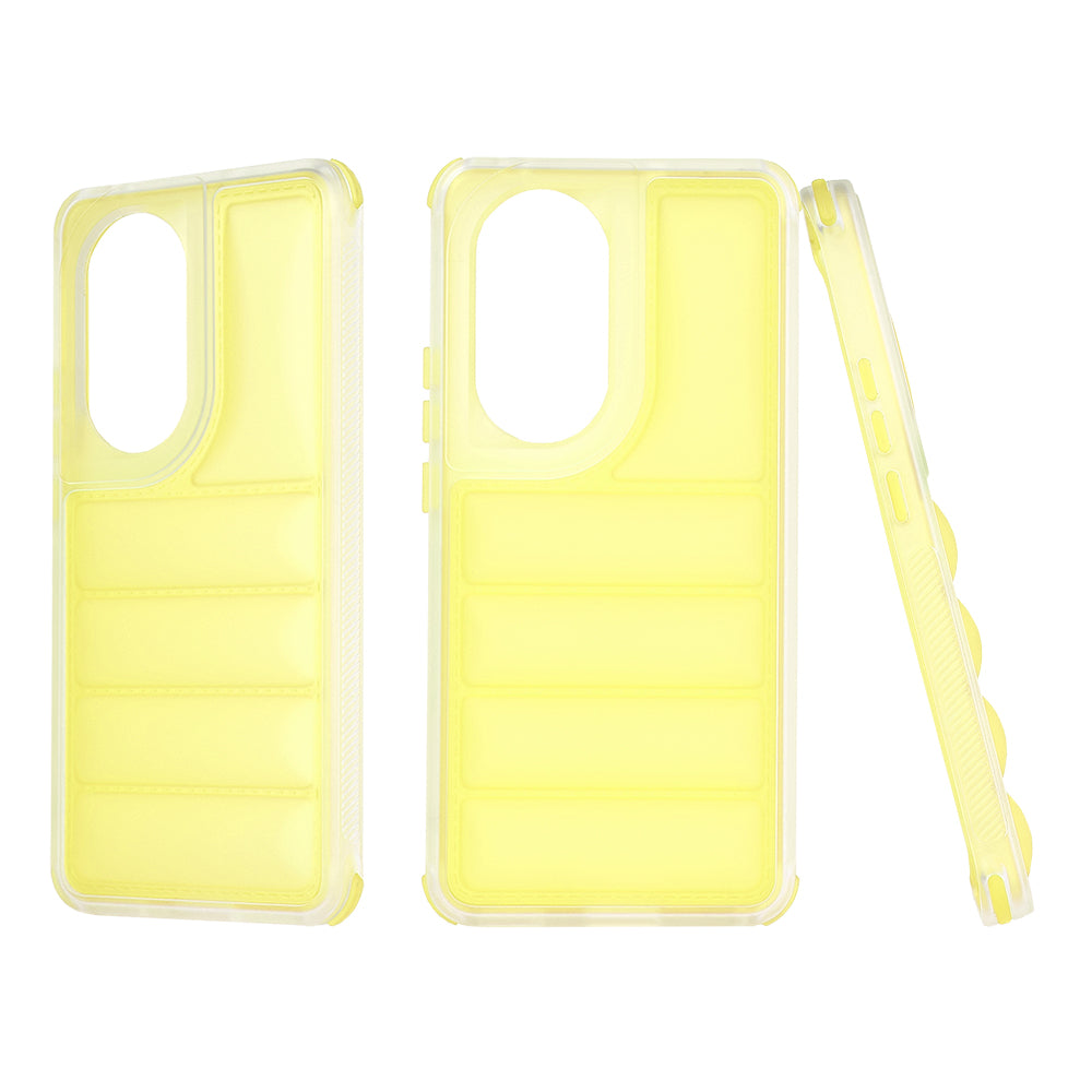 Hülle für Oppo Reno10 / Reno10 Pro, Techsuit, Wave Shield, Gelb