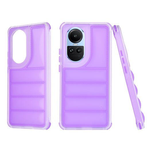 Hülle für Oppo Reno10 / Reno10 Pro, Techsuit, Wave Shield, Lila
