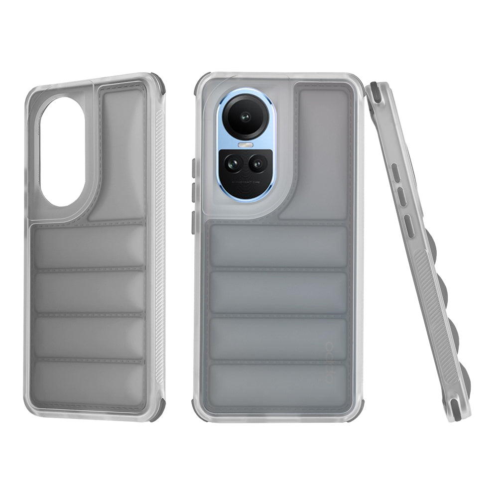 Hülle für Oppo Reno10 / Reno10 Pro, Techsuit, Wave Shield, Schwarz