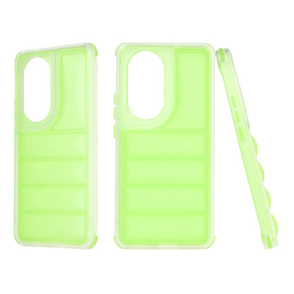 Hülle für Oppo Reno10 / Reno10 Pro, Techsuit, Wave Shield, Grün