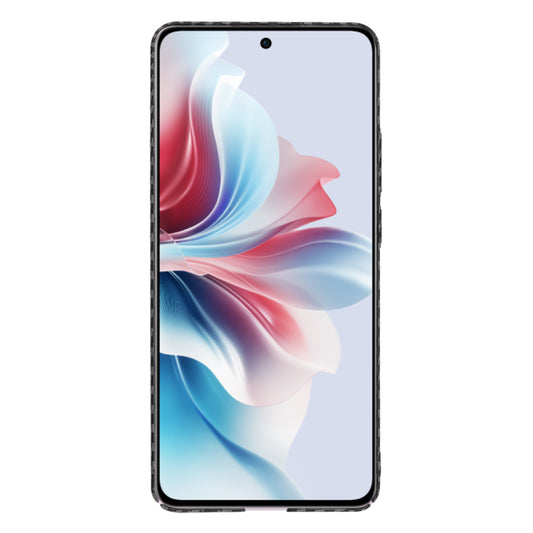 Hülle für Oppo Reno11 F, Techsuit, Carbonite FiberShell, Schwarz