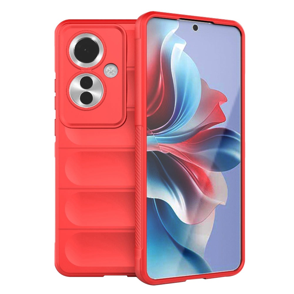 Hülle für Oppo Reno11 F, Techsuit, Magic Shield, Rot