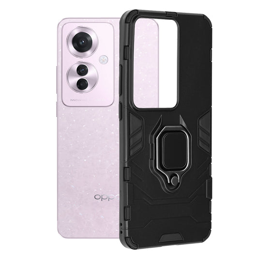 Hülle für Oppo Reno11 F, Techsuit, Shield, Schwarz