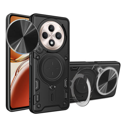 Hülle für Oppo Reno12 FS 5G / Reno12 FS 4G / Reno12 F 4G / Reno12 F, Techsuit, CamGuard Pro, Schwarz
