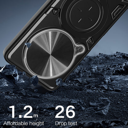 Hülle für Oppo Reno12 FS 5G / Reno12 FS 4G / Reno12 F 4G / Reno12 F, Techsuit, CamGuard Pro, Schwarz