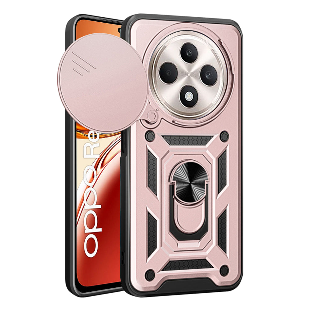 Hülle für Oppo Reno12 FS 5G / Reno12 FS 4G / Reno12 F 4G / Reno12 F, Techsuit, CamShield, Rosa