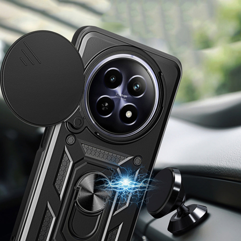 Hülle für Oppo Reno12 FS 5G / Reno12 FS 4G / Reno12 F 4G / Reno12 F, Techsuit, CamShield, Rosa