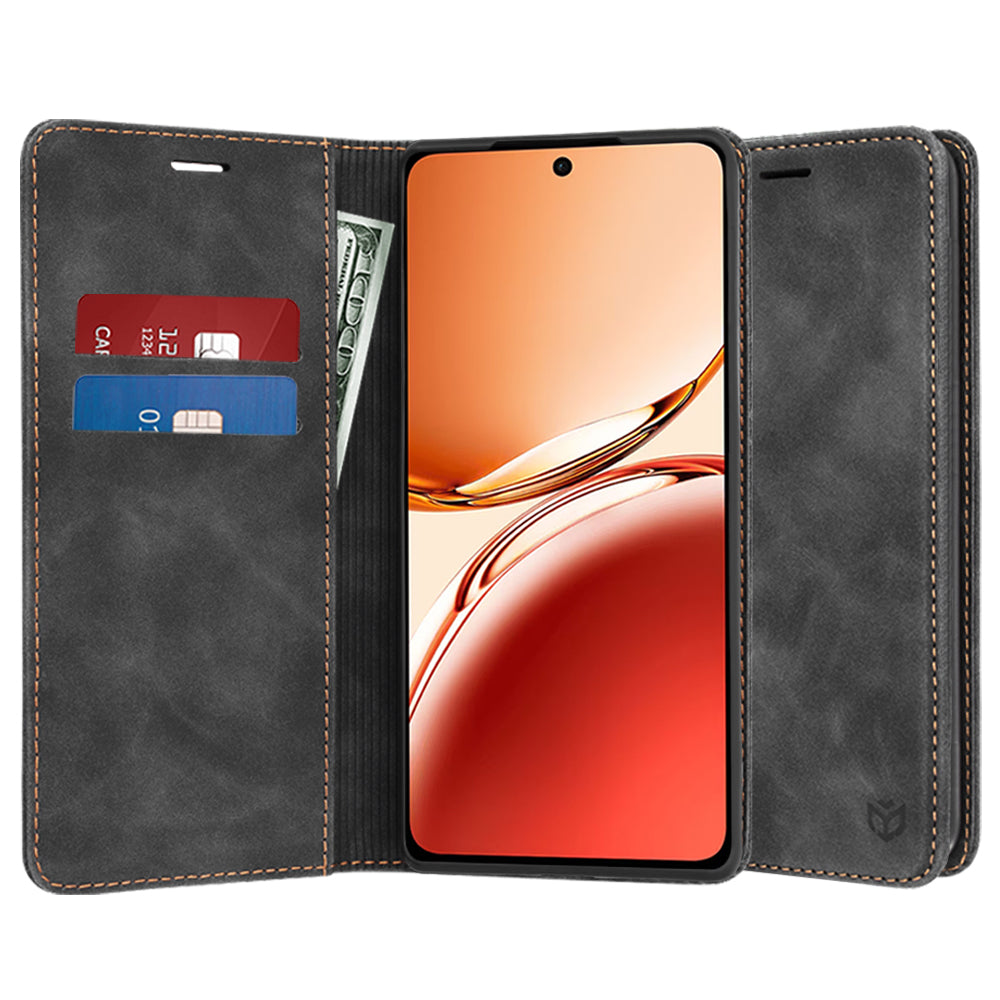 Hülle für Oppo Reno12 FS 5G / Reno12 FS 4G / Reno12 F 4G / Reno12 F, Techsuit, Confy, Schwarz