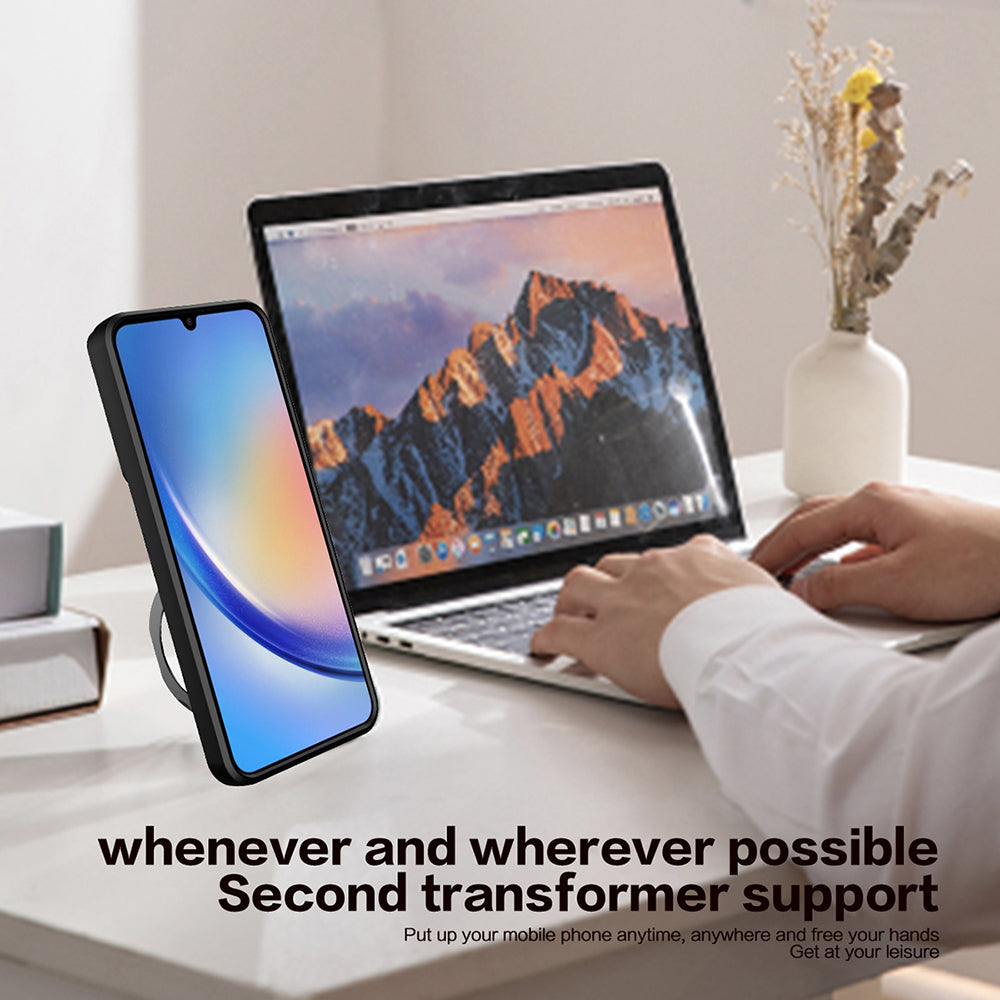 Hülle für Oppo Reno12, Techsuit, CamGuard Pro, Lila