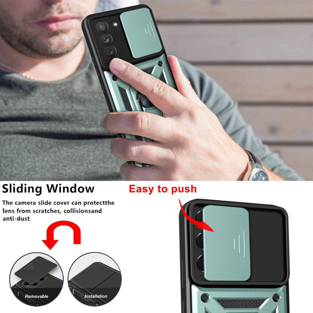 Hülle für Oppo Reno12, Techsuit, CamShield, Schwarz
