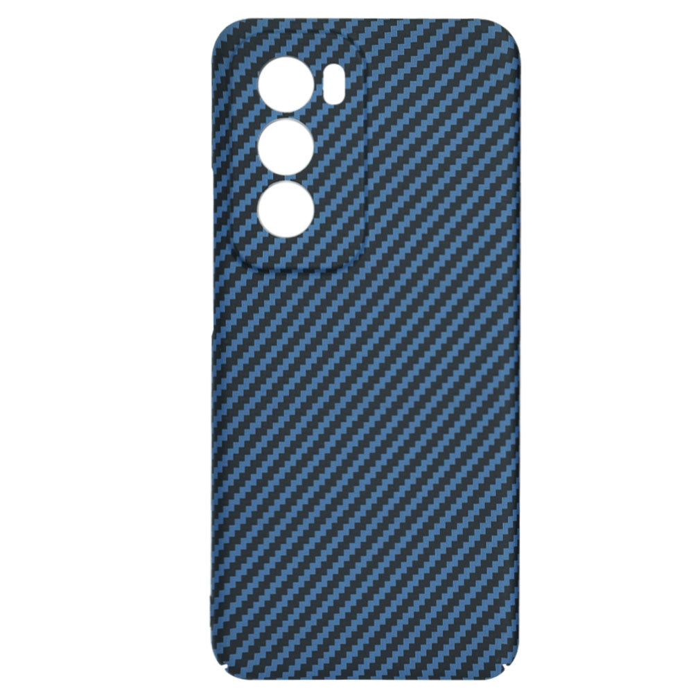 Hülle für Oppo Reno12, Techsuit, Carbonite FiberShell, Türkis