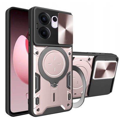 Hülle für Oppo Reno13 FS 5G / Reno13 F 4G / Reno13 F, Techsuit, CamGuard Pro, Roségold