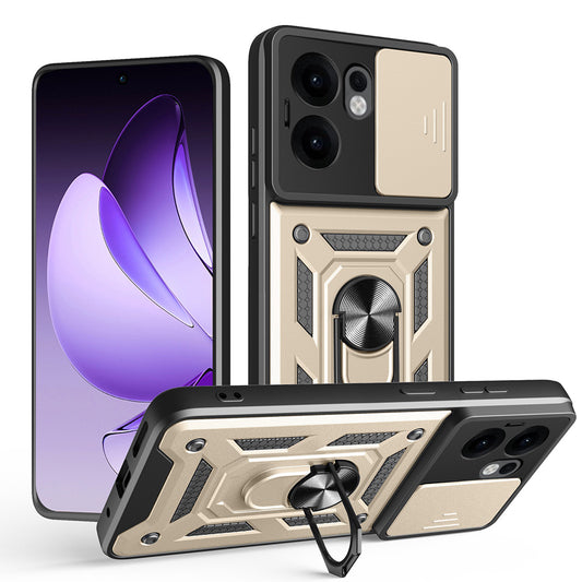 Hülle für Oppo Reno13 FS 5G / Reno13 F 4G / Reno13 F, Techsuit, CamShield, Gold