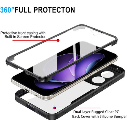 Hülle für Oppo Reno13 FS 5G / Reno13 F 4G / Reno13 F, Techsuit, ColorVerse 360, Lila