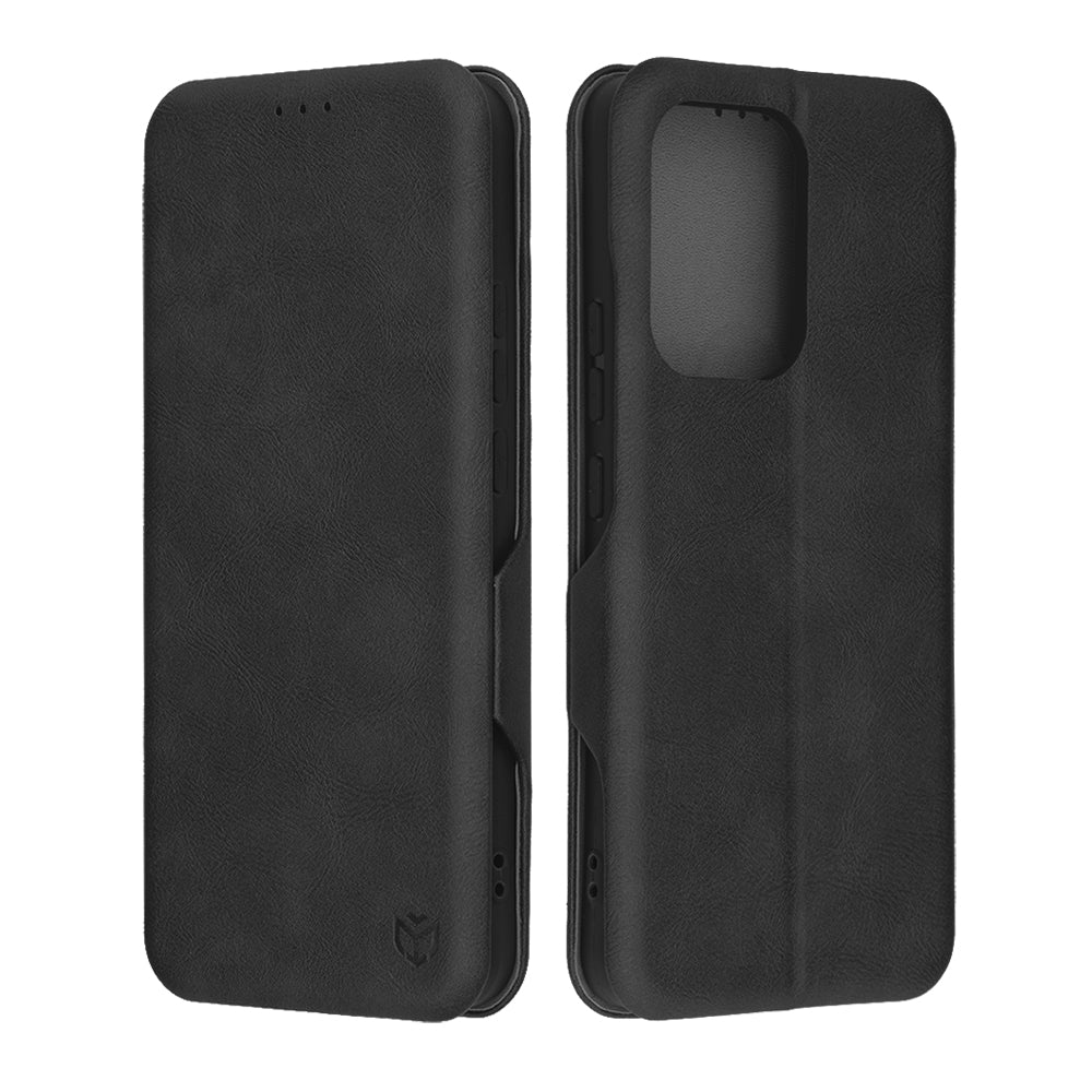 Hülle für Oppo Reno13 FS 5G / Reno13 F 4G / Reno13 F, Techsuit, Safe Wallet Plus, Schwarz