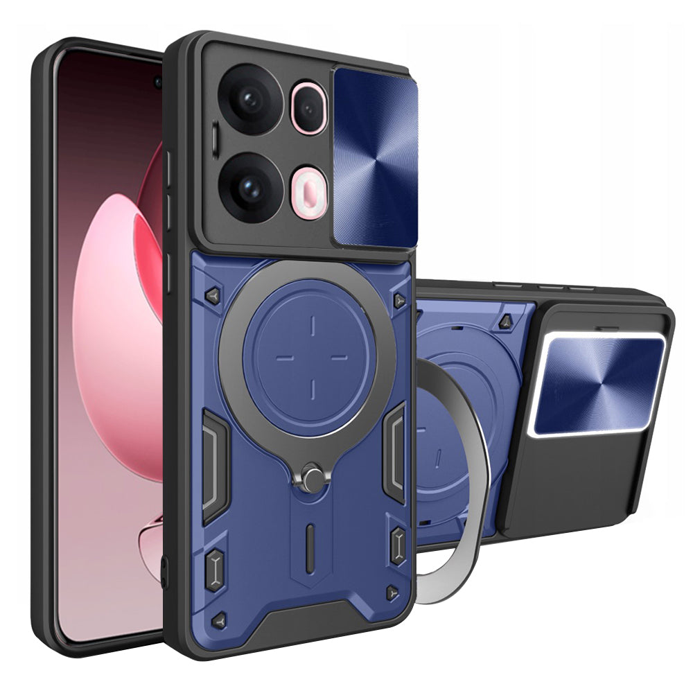 Hülle für Oppo Reno13 Pro, Techsuit, CamGuard Pro, Blau
