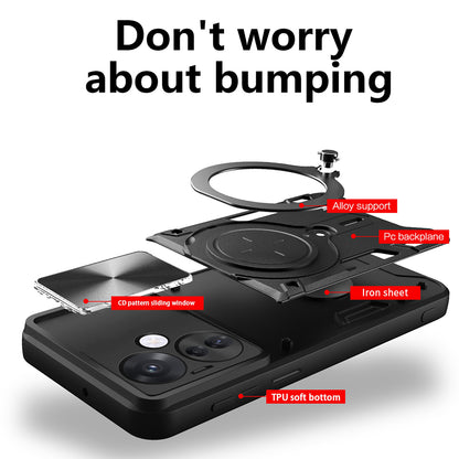 Hülle für Oppo Reno13 Pro, Techsuit, CamGuard Pro, Lila