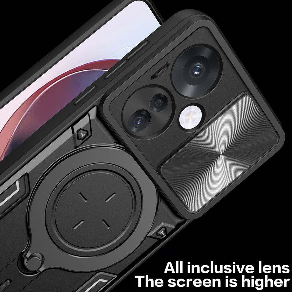 Hülle für Oppo Reno13 Pro, Techsuit, CamGuard Pro, Rot