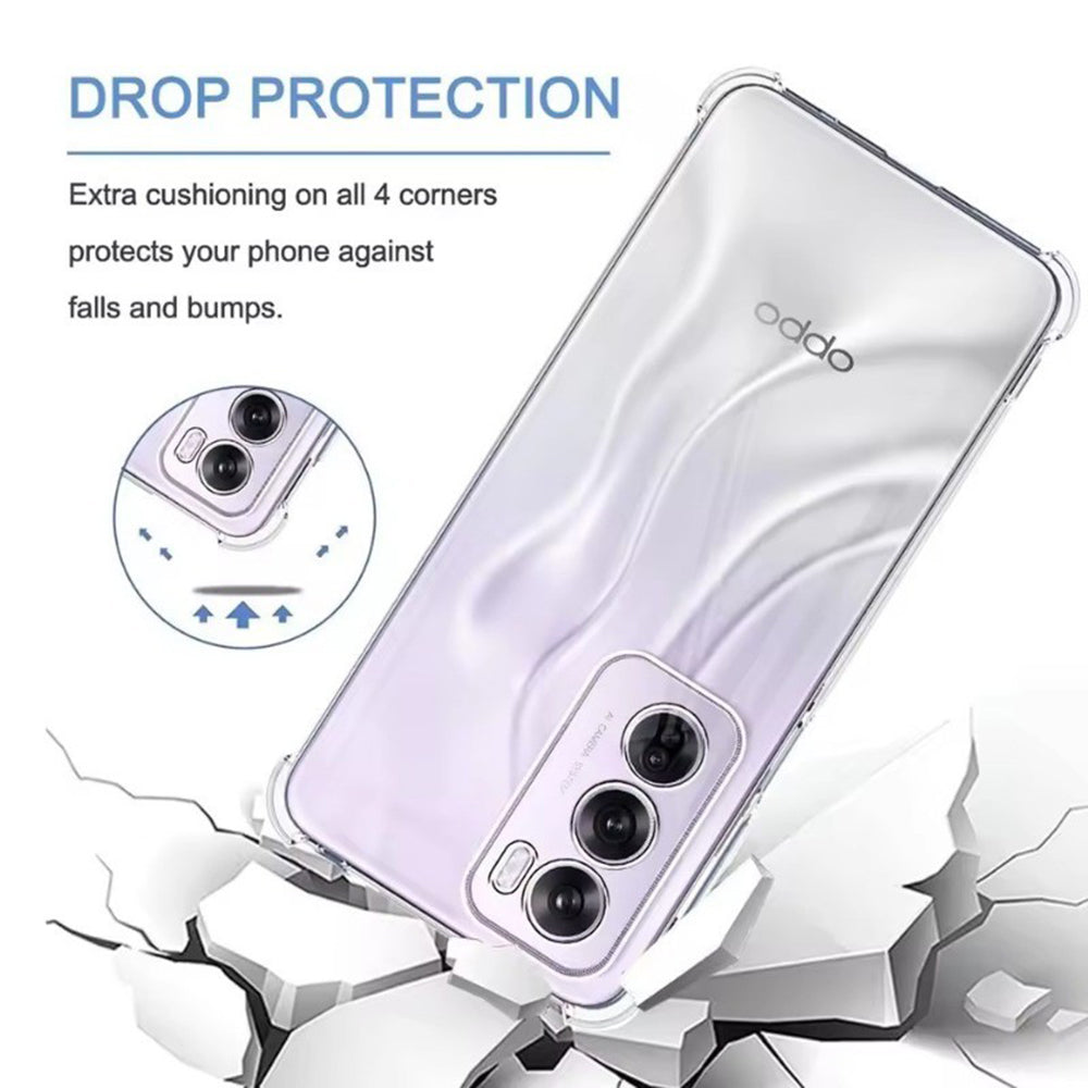 Case for Oppo Reno13 Pro, Techsuit, Shockproof Clear, Transparent