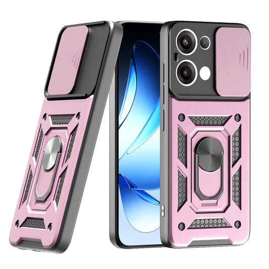 Hülle für Oppo Reno13, Techsuit, CamShield, Rosa