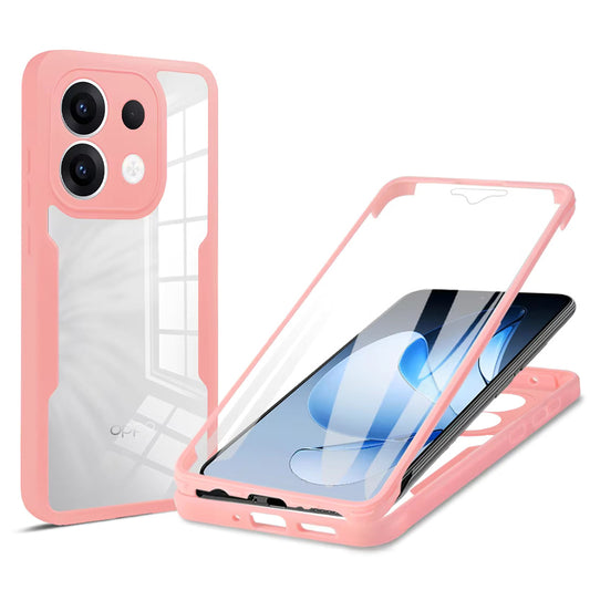 Hülle für Oppo Reno13, Techsuit, ColorVerse 360, Rosa