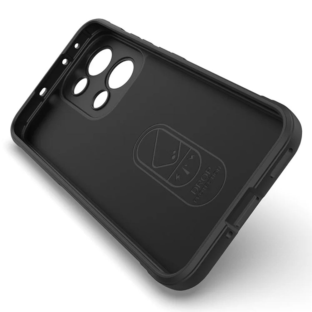 Hülle für Oppo Reno13, Techsuit, Magic Shield, Schwarz