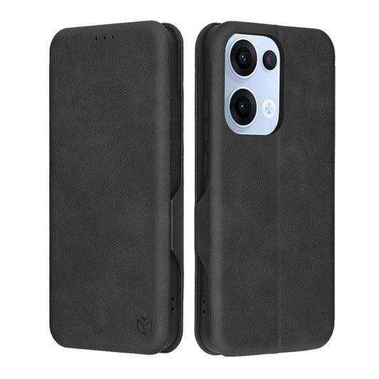 Hülle für Oppo Reno13, Techsuit, Safe Wallet Plus, Schwarz