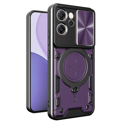 Hülle für Oppo Reno14 FS 5G / Reno14 F, Techsuit, CamGuard Pro, Lila