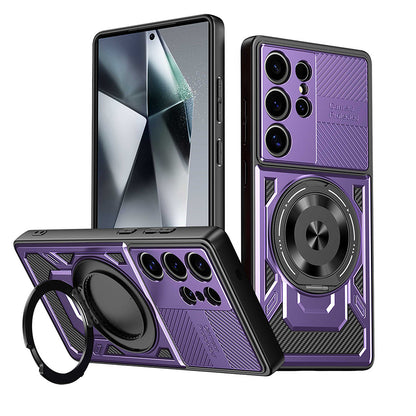 Hülle für Oppo Reno14 FS 5G / Reno14 F, Techsuit, RuggedCam, Lila