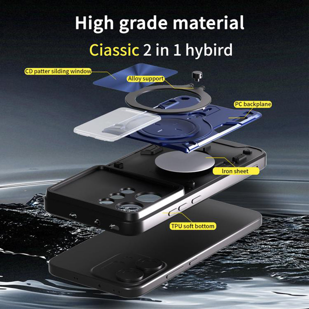 Hülle für Oppo Reno14 Pro, Techsuit, CamGuard Pro, Schwarz