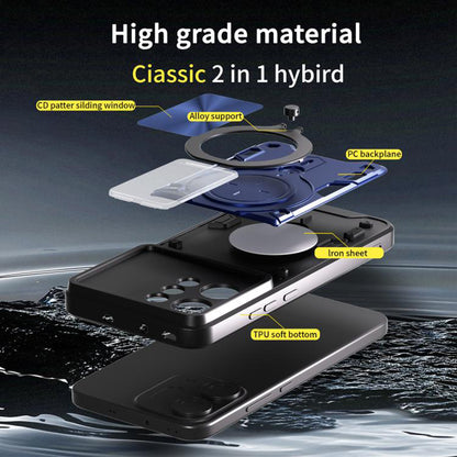 Hülle für Oppo Reno14, Techsuit, CamGuard Pro, Blau