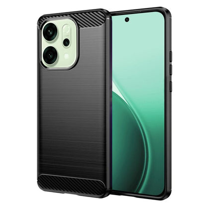 Hülle für Oppo Reno14, Techsuit, Carbon, Schwarz
