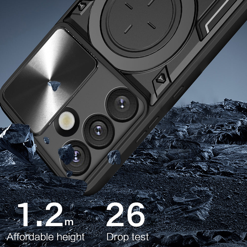 Hülle für Oppo Reno15 FS / Reno15 F, Techsuit, CamGuard Pro, Blau