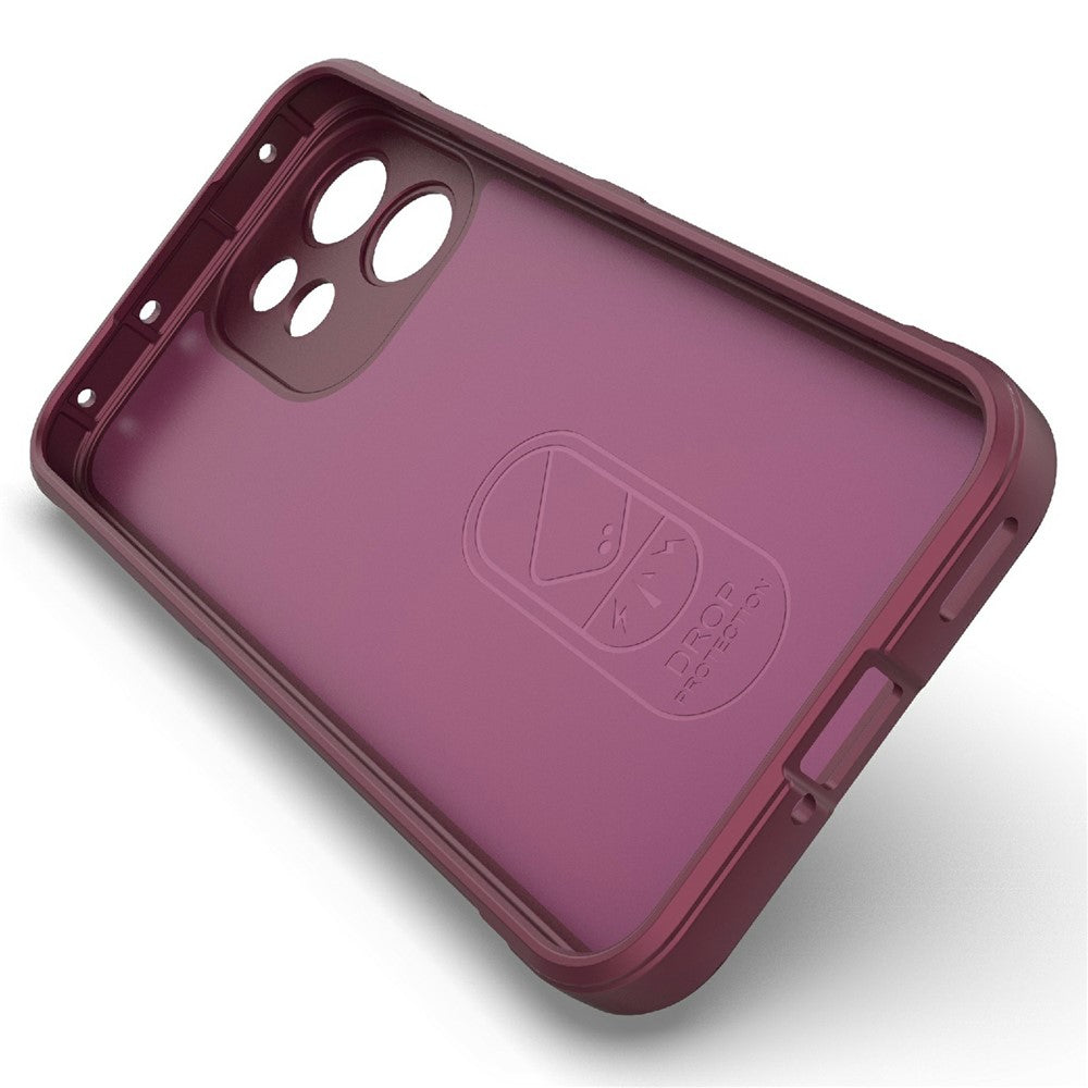 Hülle für Oppo Reno15 FS / Reno15 F, Techsuit, Magic Shield, Weinrot