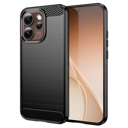 Hülle für Oppo Reno15 Pro Max, Techsuit, Carbon, Schwarz
