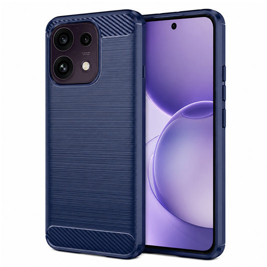Hülle für Oppo Reno16 F / Reno16 FS, Techsuit, Carbon, Blau