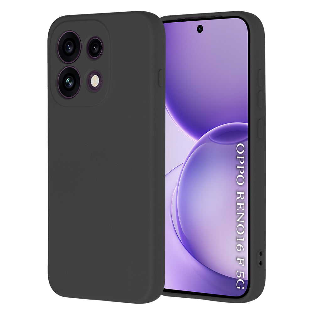 Hülle für Oppo Reno16 F / Reno16 FS, Techsuit, SoftFlex, Schwarz