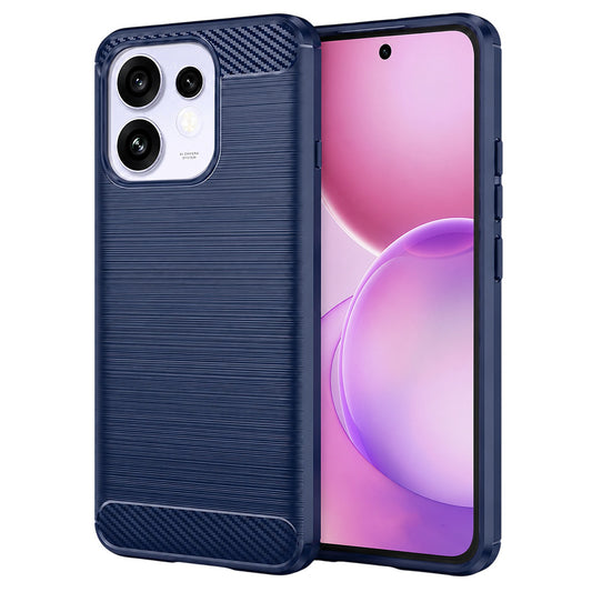Hülle für Oppo Reno16 / Reno16 Pro, Techsuit, Carbon, Blau