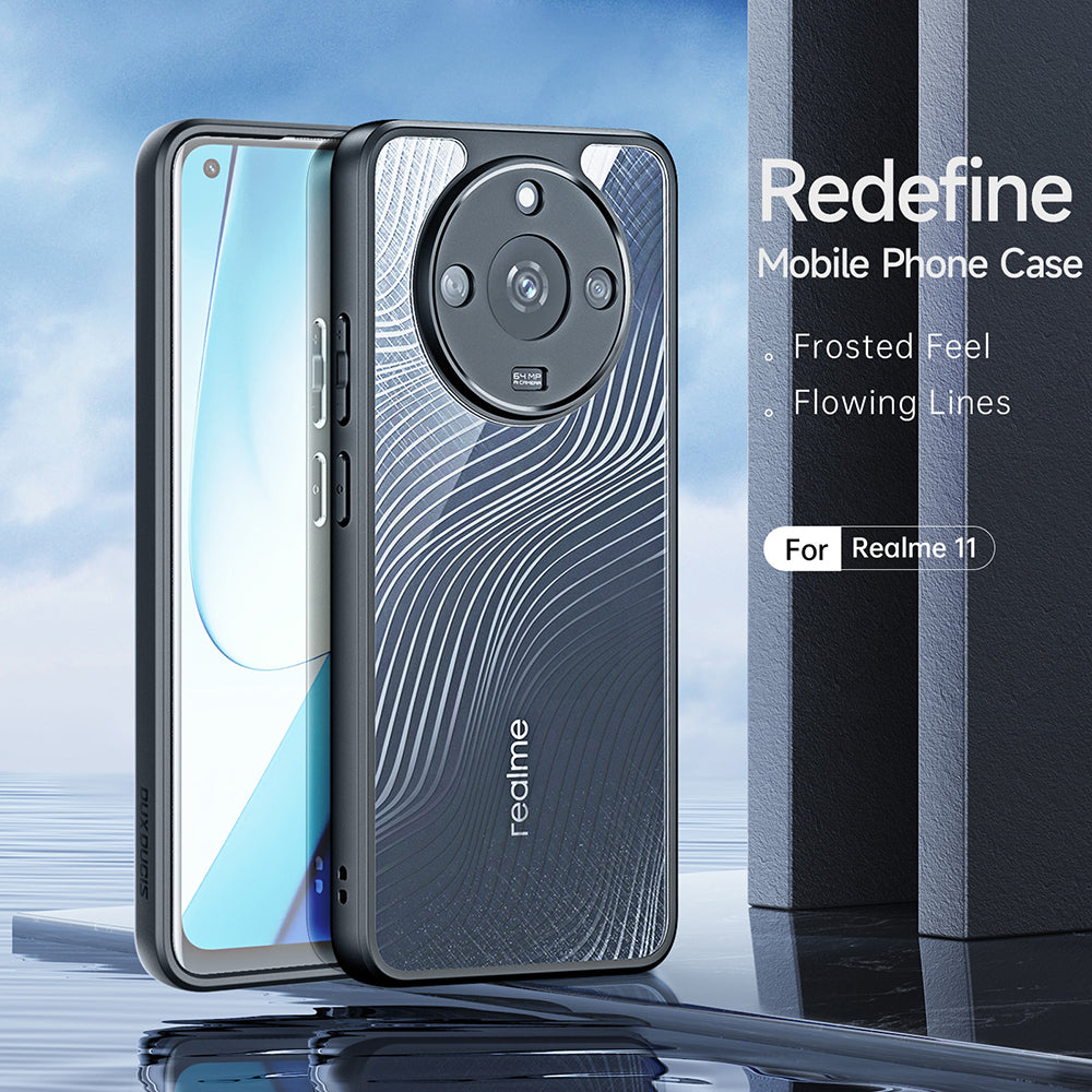 Hülle für Realme 11 5G, DUX DUCIS, Aimo, Schwarz