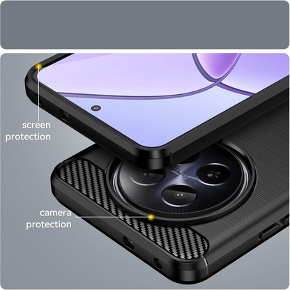 Hülle für Realme 12, Techsuit, Carbon, Blau