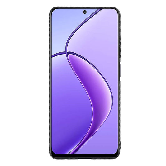 Hülle für Realme 12x / 12, Techsuit, Carbonite FiberShell, Schwarz