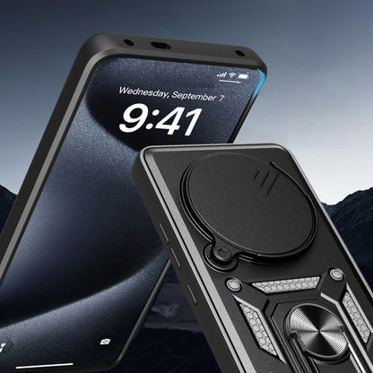 Hülle für Realme 14 Pro, Techsuit, CamShield, Schwarz