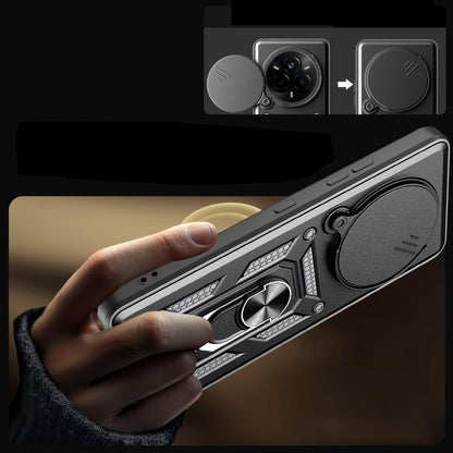 Hülle für Realme 14 Pro, Techsuit, CamShield, Schwarz