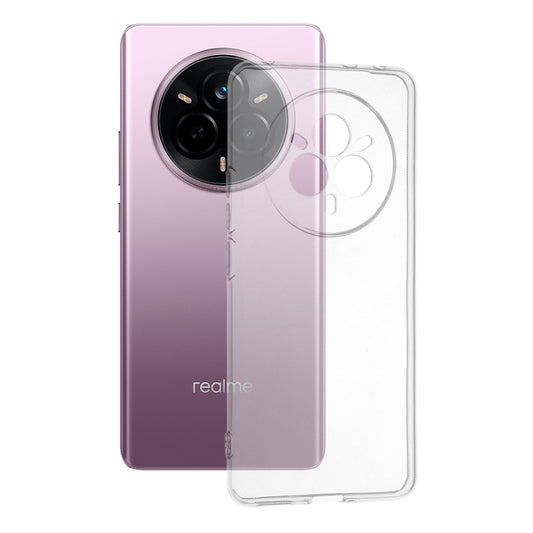 Hülle für Realme 14 Pro, Techsuit, Klar, Transparent