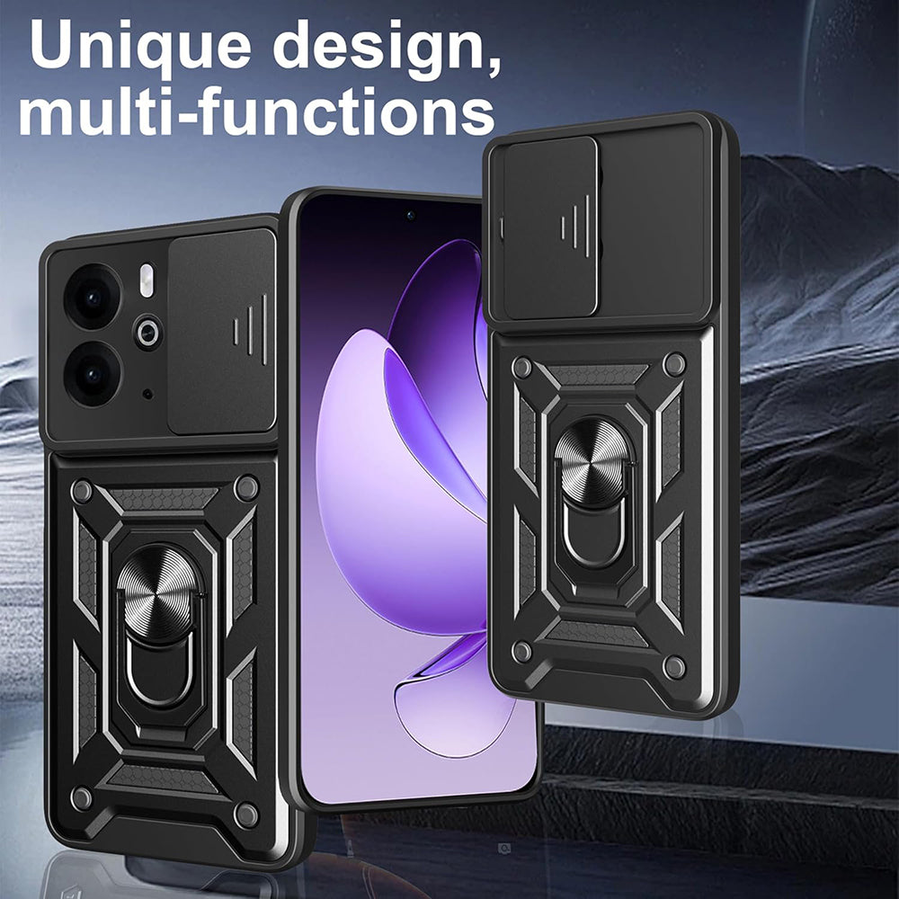 Hülle für Realme 14T / 14, Techsuit, CamShield, Schwarz