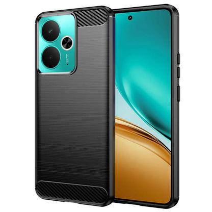 Hülle für Realme 14T / 14, Techsuit, Carbon, Schwarz