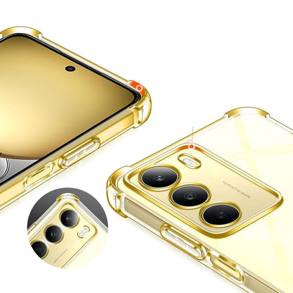 Hülle für Realme 14x, Techsuit, stoßfest klar, transparent