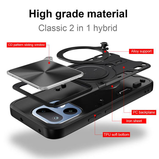 Hülle für Realme 16 Pro+, Techsuit, CamGuard Pro, Blau