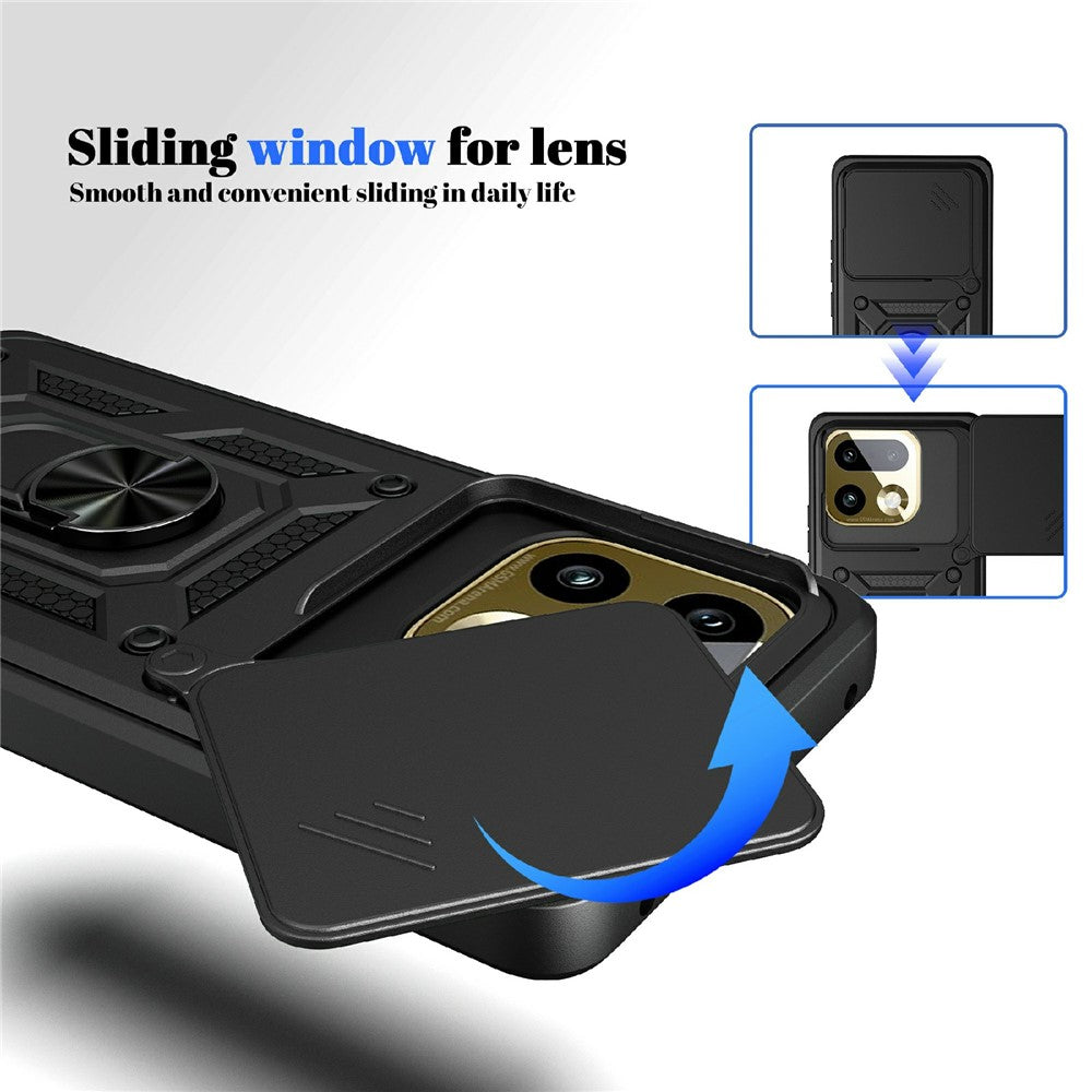 Hülle für Realme 16 Pro+, Techsuit, CamShield, Blau